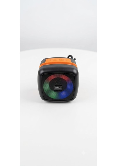 Bluetooth Hoparlör, Rgb Led Işıklı, Telefon Standlı, Usb Flash Bellek Ve Aux Destekli, Taşınabilir Speaker A Kalite 4 Ayrı Renk Seçenekli Şarjlı Bluetooth Speaker Siyah
