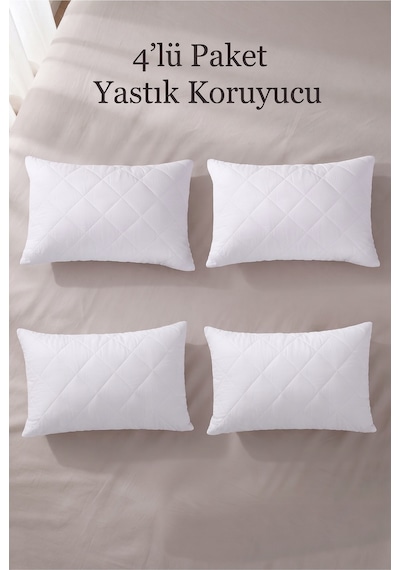 Formeya Kapitone Yastık Koruyucu Alez 4 Adet 50X70