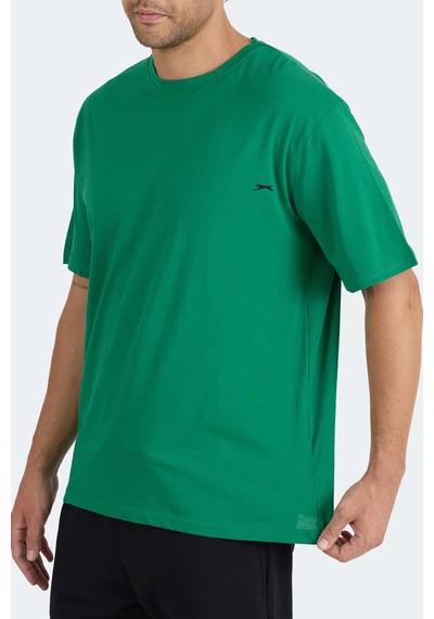 Slazenger Kaıser In Oversize Erkek Oversıze Koyu Yeşil Tişört Koyu Yeşil