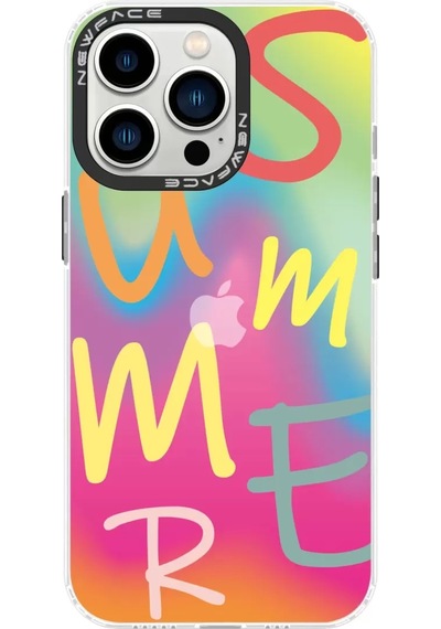 Newface Apple İphone 13 Pro Kılıf Estoril Desenli Kapak - Estoril - 3 Pembe