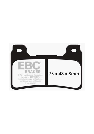 Ebc Fa390hh 2004-2016 Honda Cbr 1000 Rr Uyumlu Ön Fren Balatası Sinterli Balata