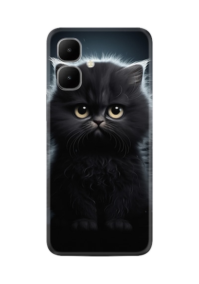 Infinix Smart 10 Kılıf Boutique Baskılı Resimli Tombul Kedi Pcode -003