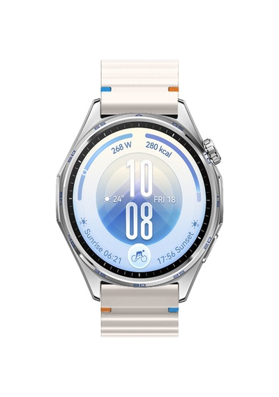 Huawei Watch Gt7 46mm İle Uyumlu Dalga Desenli Tokalı Yumuşak Soft Silikon Kordon