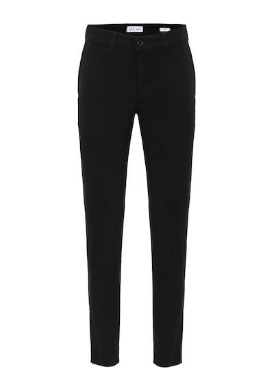 Süvari Siyah Slim Fit Armürlü Pantolon