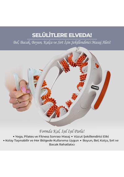 Relaxus  Etkili 3 Parçalı Çok Fonksiyonlu Masaj Al...
