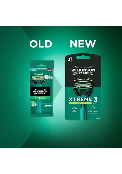 Xtreme 3, Oynar Başlıklı Kullan At Tıraş Bıçağı 8'li Paket