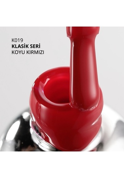 Kalıcı Oje K019, Koyu Kırmızı, 10 Ml