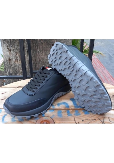 Marcomen 20386 Erkek Hakiki Deri Ultra Comfort Taban Outdoor Ayakkabı Siyah