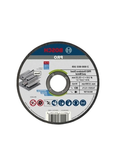 Kesme Diski - Düz Standart Inox, Güvenilir Performans