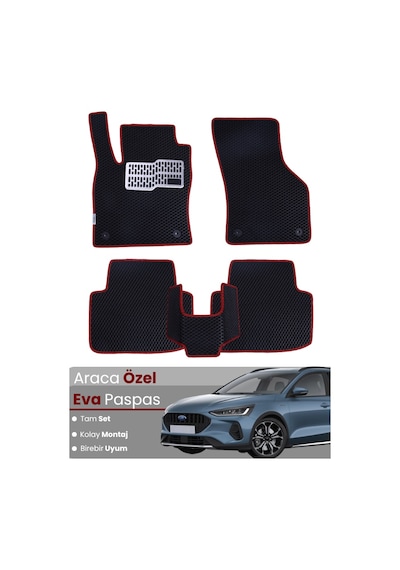 Ford Focus 5 Hatchback 2024-2025 Uyumlu Eva Paspas Tam Set Araca Özel,su Geçirmez 989
