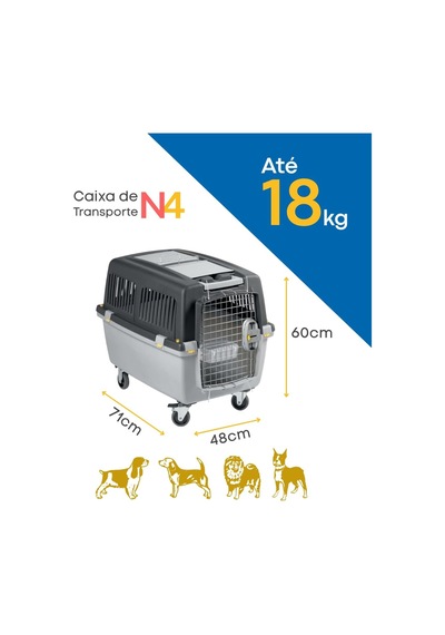 Chalesco Gulliver Köpek Taşıma Kafesi Iv 72cm