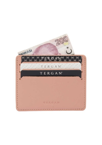 Tergan Pudra Deri Unisex Kredi Kartlık - S1kk00001050-t40 Pudra