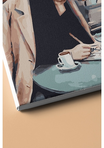 Webstyle Sayılarla Boyama Seti Kasnaklı Yazar 50x65 Cm
