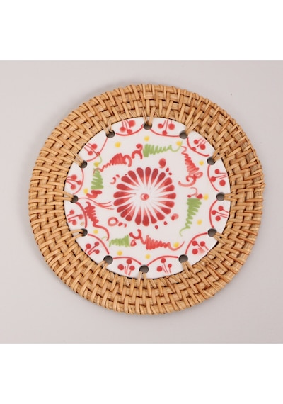 Rattan Çerçeveli 14 Cm. Nihale & Masa Veya Duvar Dekoru Diğer