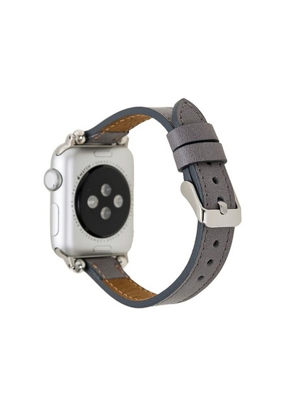 Bouletta Apple Watch Uyumlu Deri Kordon 38-40-41Mm Ferro Rst9 Gri