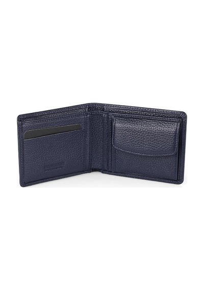 Daniel Klein Dkl1320-2 Gerçek Deriden Üretilme Lacivert Erkek Cüzdan&kartlık Lacivert