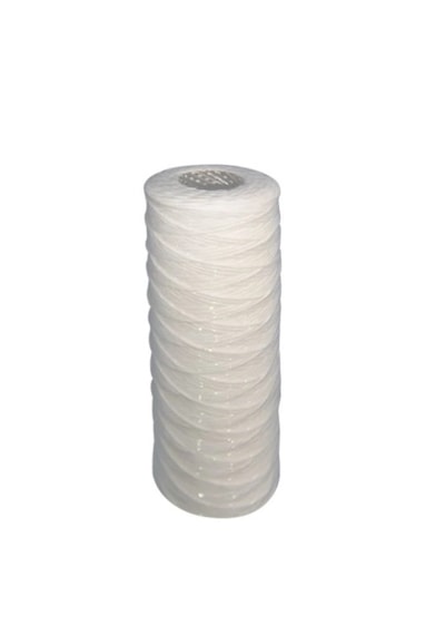 Pp Yarn İplik Mikron İplik Sargı Filtre Kartuşu 25 Micron