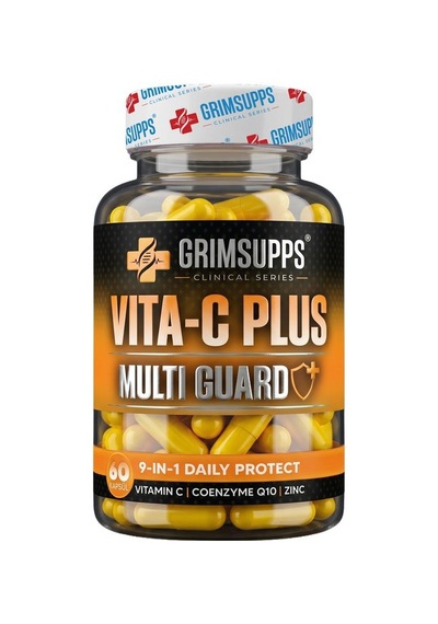 Grimsupps Vita-c Plus Multi Guard Vitamin C Elderberry Resveratrol Çinko 60 Kapsül