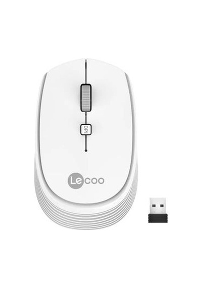 Lenovo Lecoo Ws202 Kablosuz 1200dpı 4 Tuşlu Beyaz Optik Mouse