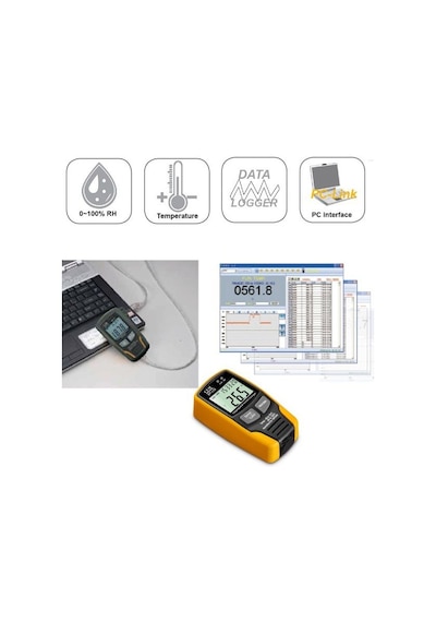 Cem Dt-172 Sıcaklık Ve Nem Kayıt Cihazı Datalogger
