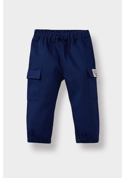 Defacto Erkek Bebek Jogger Fit Esnek Bantlı Paça Gabardin Pantolon F3668a525aunv241 Lacivert