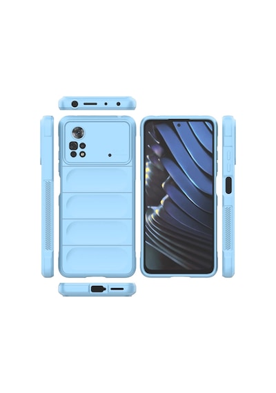 Poco X4 Pro 5g Kılıf Optimum Silikon - Sky Blue
