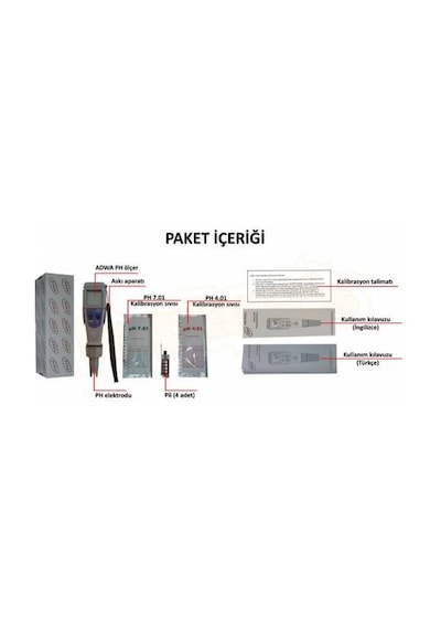 Ad12 Ph Ölçer Ph Metre Sıvı Süt Akvaryum