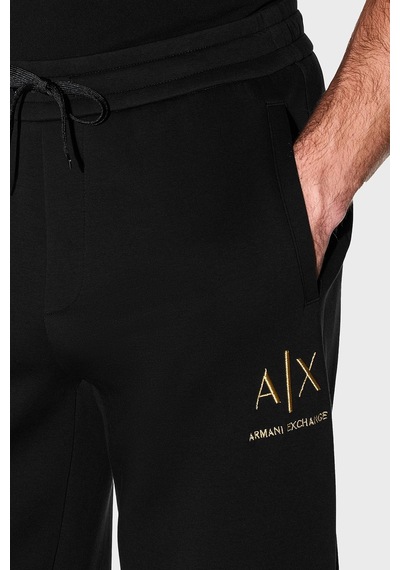 Armani Exchange Regular Fit Lastikli Paça Pantolon Erkek Pantolon Xm003553 Af20150 Uc001 Siyah