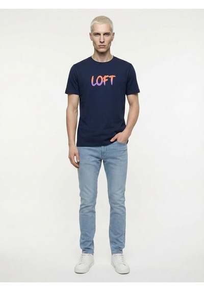 LOFT Regular Fit Erkek Tshirt K.kol Lf2041101 Q1.v1 Lacivert