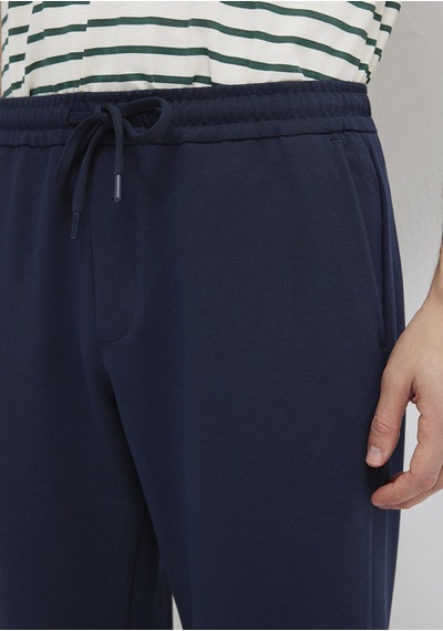Mavi - Lacivert Örme Pantolon 0010460-86623 Lacivert