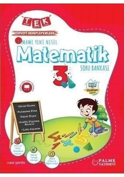3. Sınıf Tek İlkokul Matematik Soru Bankası -  Palme Eğitim