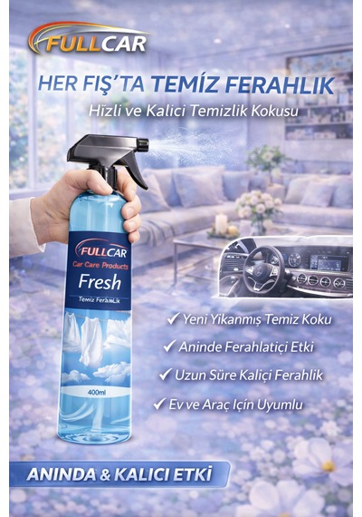 Fullcar Fresh Temiz Ferahlık 400 Ml