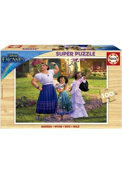 Educa 100 Parça Encanto Ahşap Çocuk Puzzle - 6-8 Yaş - Kız Çocuk 1 Adet