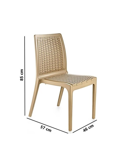 Sy-2523 Rattan Bahçe Sandalye 4'lü Set Diğer