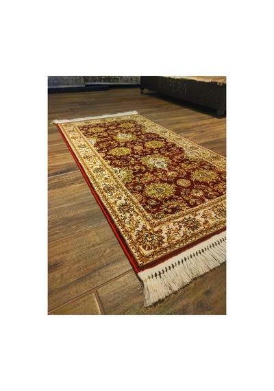 Strada 8182a Krem-bordo Halı Çok Renkli