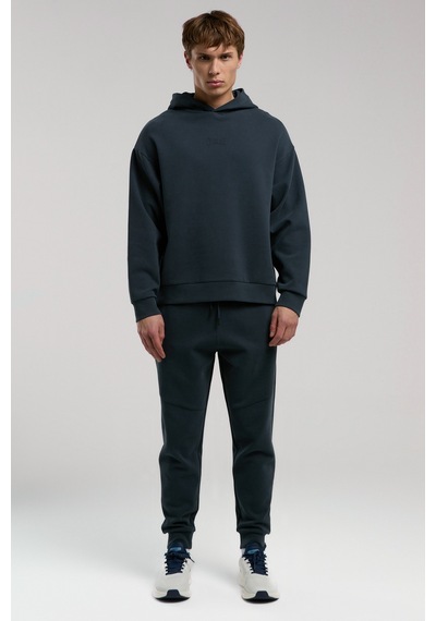 Everlast Ever Relaxed Comfort Kapüşonlu Antrasit Erkek Sweatshirt Koyu Gri
