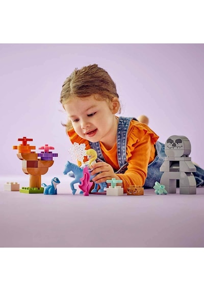 LEGO® DUPLO® Disney Elsa ve Bruni Büyülü Ormanda 10418 2+ Eğitici Oyuncak Yapım Seti - 31 Parça