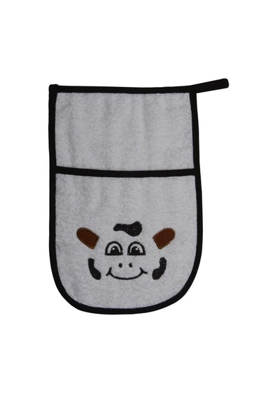 Sevimli İnek Bebek Banyo Lifi & Kesesi