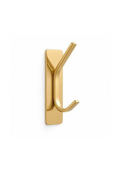 Microcase Yapışkanlı Metal Banyo Mutfak Eşya Havlu Vb Ürün Askılığı Gold 1 Adet Al002 Altın