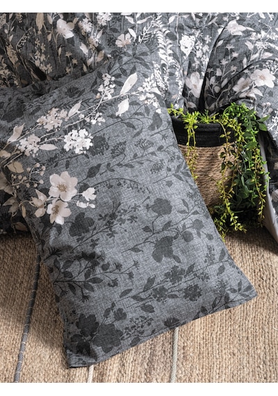 Cotton Box Dual Çift Kişilik Nevresim Takımı Comely Antrasit