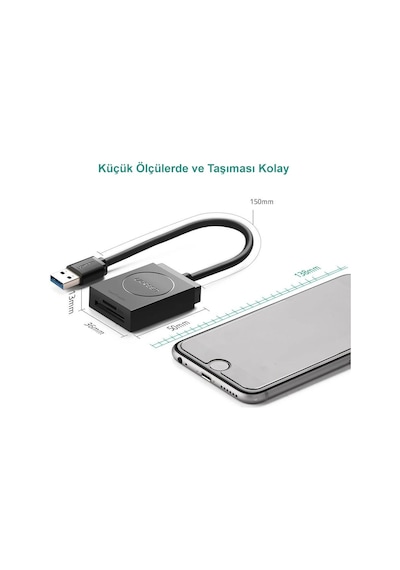 Ugreen USB 3.0 TF SD Kart Okuyucu