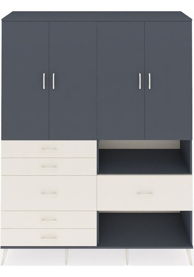 Hyperion Gardrop 7 Raflı 6 Çekmeceli 4 Kapaklı 176x44x221 Antrasit-antrasit/aytaşı Antrasit/aytaşı Hyperion Gardrop 7 Raflı 6 Çekmeceli 4 Kapaklı 176x44x221 Antrasit-antrasit/aytaşı Antrasit/aytaşı