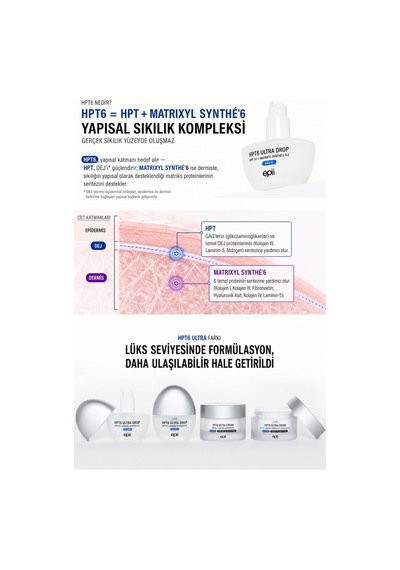Epii Hpt6 Ultra Drop 5% - Sıkılaştırıcı Serum 30ml