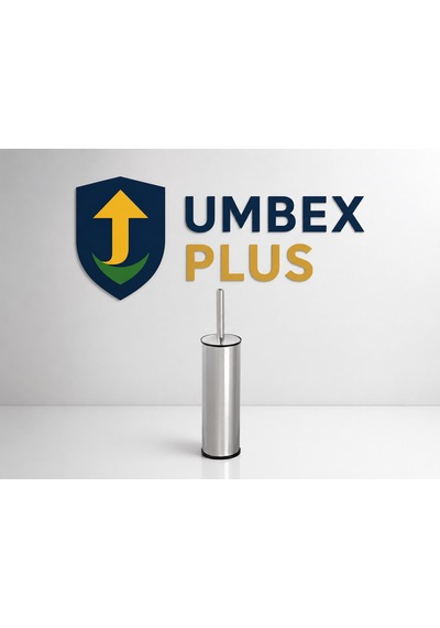 Umbex Plus- Metal Paslanmaz Krom Tuvalet Fırcası Wc Fırca