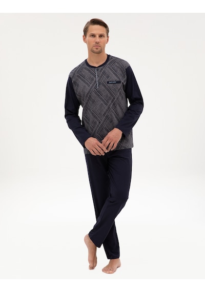 Pierre Cardin Erkek Lacivert Pijama Takım 50322640-200 Lacivert