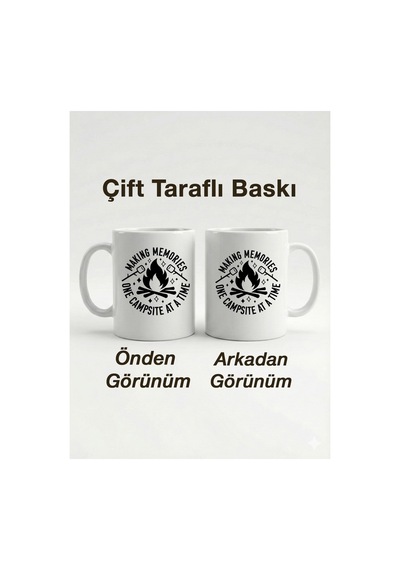 Kişiselleştirilebilir Kamp Temalı Making Memories Tasarımlı Hediyelik Kupa Bardak - 330 Ml Çok Renkli - 876198759 Çok Renkli - 876198759 Çok Renkli