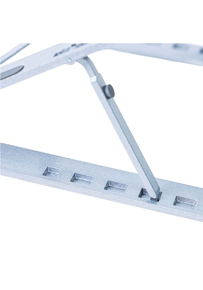 4bh31g Gri Laptop Standı Metal, Katlanabilir & Ergonomik Tasarı