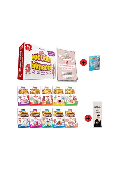 3. Sınıf Hikaye Kitabı Seti Model Yayınları Vücudun Bilmecesi + 3. Sınıf Test Kitabı + Kişiye Özel İsimli Harry Potter Kitap Ayracı