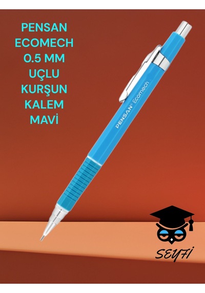 Ecomech 0.5 Mm Uçlu Kurşun Kalem Versatil Kalem Mavi