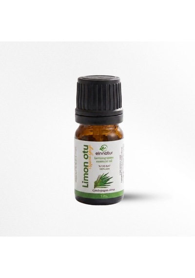 Limon Otu Lemongrasses Uçucu Yağı, 5 Ml, %100 Saf, Cymbopogon Citrus Essential Oil, Limonotu